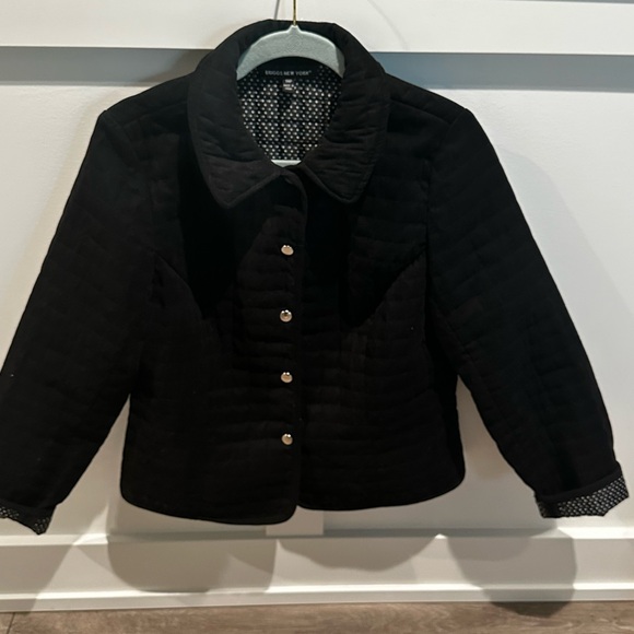 Briggs New York Black Quilted Jacket - Picture 1 of 5